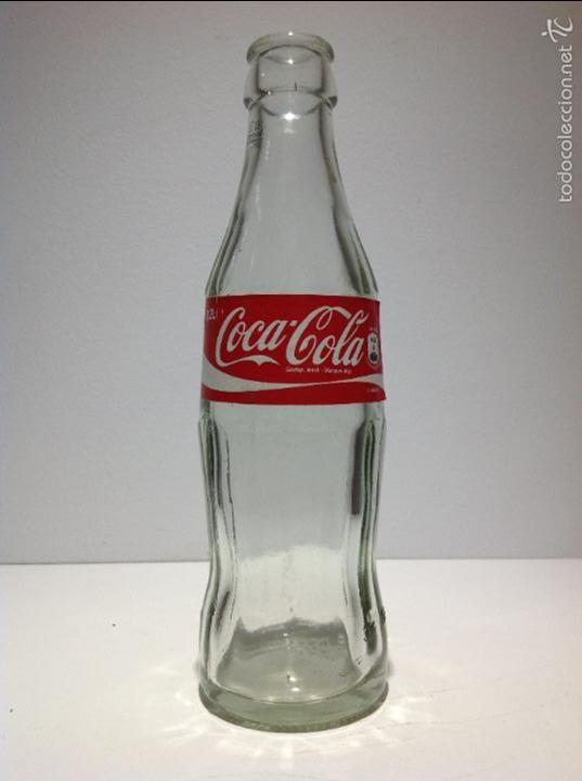 Sammeln von Coca-Cola und Pepsi: ANTIGUA BOTELLA DE COCA COLA ETIQUETA DE PAPEL