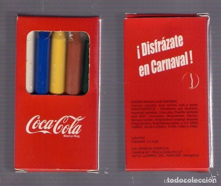 Collecting of Coca-Cola and Pepsi: -65270 BARRAS MAQUILLAJE FANTASIA COCA COLA, DISFRAZATE EN CARNAVAL