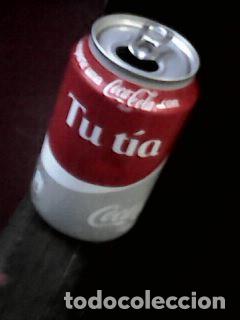 Collectionnisme de Coca-Cola et Pepsi: Coca cola Light para tomar con Tu T&iacute;a - lata vac&iacute;a Cocacola original 2016