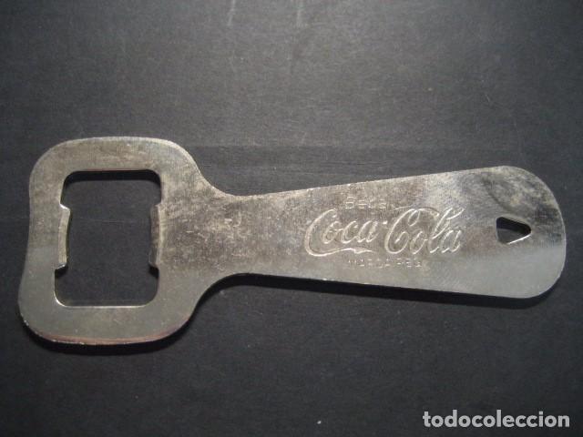 Coleccionismo de Coca-Cola y Pepsi: ABREBOTELLAS METAL COCA - COLA - Foto 1