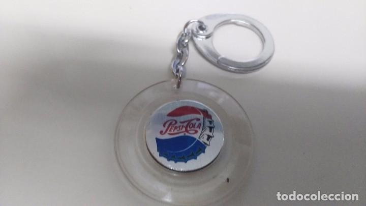 Collectionnisme de Coca-Cola et Pepsi: antiguo llavero  de pepsi-cola