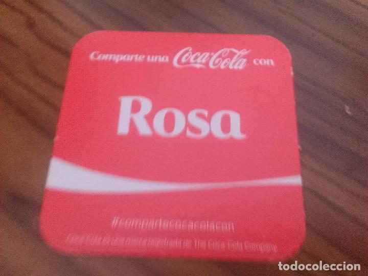 Collectionnisme de Coca-Cola et Pepsi: POSAVASOS. COCA COLA. COMPARTE CON. ROSA. BUEN ESTADO. SIN USAR. CART&Oacute;N