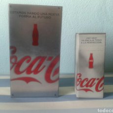 Coleccionismo de Coca-Cola y Pepsi: LOTE ESTUCHE Y BOTELLA COCA COLA CONTOUR 8 ONZAS