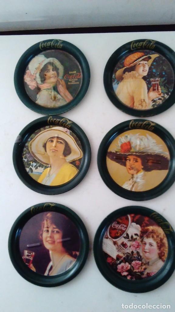 Sammeln von Coca-Cola und Pepsi: Posavasos  de Coca Cola en metal decorados