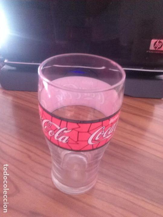 Collectionnisme de Coca-Cola et Pepsi: VASO DE LOS A&Ntilde;OS 80 DE CRISTAL DE COCA COLA. 30 CL.  BUEN ESTADO. RARA LA EDICI&Oacute;N