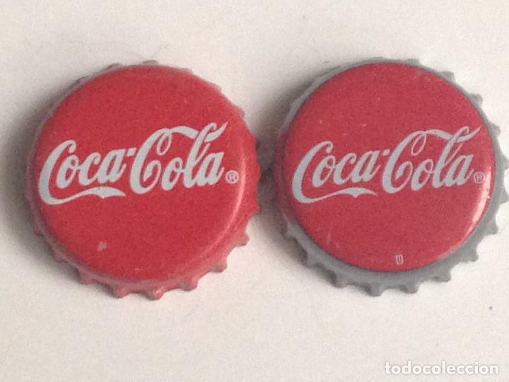 Colecionismo de Coca-Cola e Pepsi: Lote 2 Chapas Kronkorken Caps Tappi Coca Cola. Espa&ntilde;a