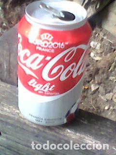 Colecionismo de Coca-Cola e Pepsi: Lata de Coca Cola light Euro 2016 uefa - Francia - Cocacola
