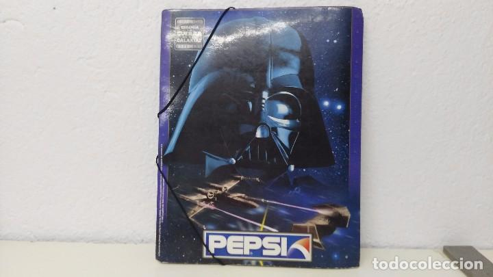 Colecionismo de Coca-Cola e Pepsi: antigua carpeta star wars pepsi