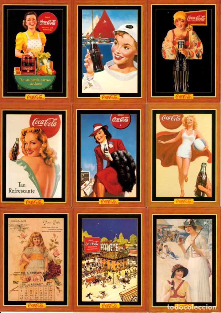 Coleccionismo de Coca-Cola y Pepsi: Coca Cola: serie 4 completa, 100 tarjetas, perfecto estado, 1995 Collect a Card - CLC