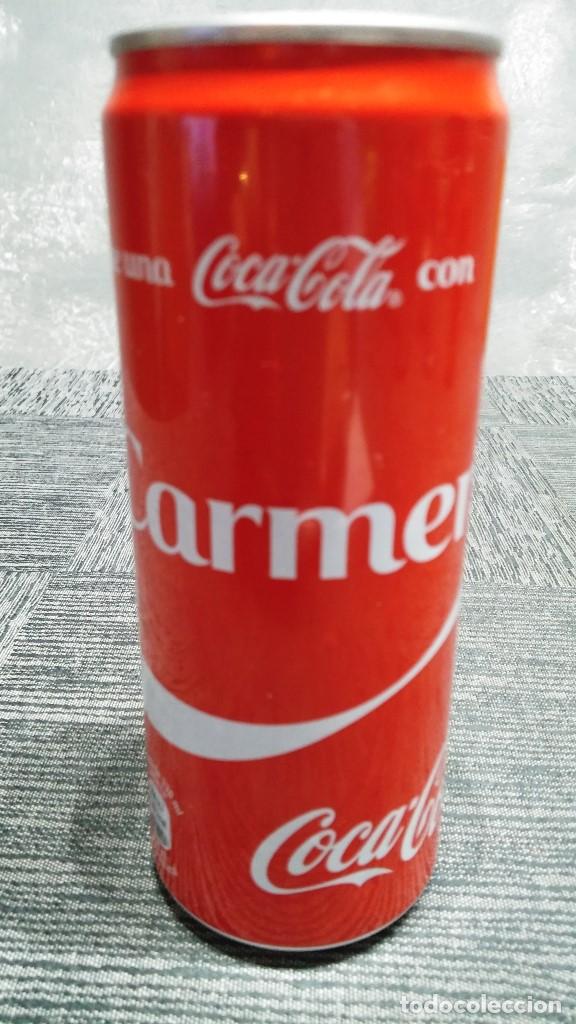 Sammeln von Coca-Cola und Pepsi: LATA VAC&Iacute;A DE COCA-COLA &middot; COMPARTE UNA COCA-COLA CON CARMEN &middot; A&Ntilde;O 2016