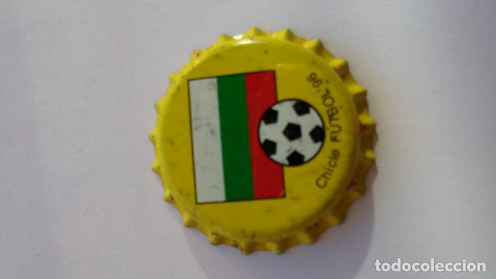 Collectionnisme de Coca-Cola et Pepsi: Chapa de chicle del mundial de futbol 1996
