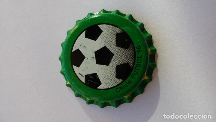 Collectionnisme de Coca-Cola et Pepsi: Chapa de chicle del mundial de futbol 1996