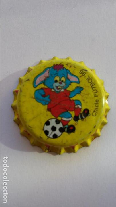 Collectionnisme de Coca-Cola et Pepsi: Chapa de chicle del mundial de futbol 1996