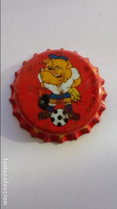 Collectionnisme de Coca-Cola et Pepsi: Chapa de chicle del mundial de futbol 1996