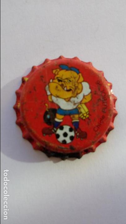 Collectionnisme de Coca-Cola et Pepsi: Chapa de chicle del mundial de futbol 1996