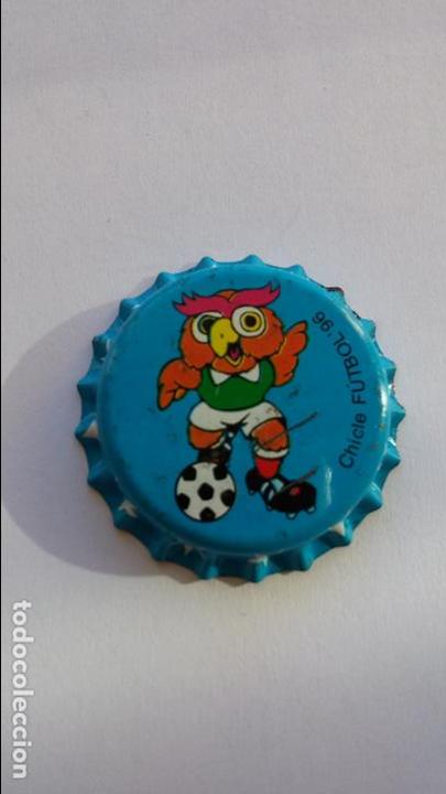 Collectionnisme de Coca-Cola et Pepsi: Chapa de chicle del mundial de futbol 1996