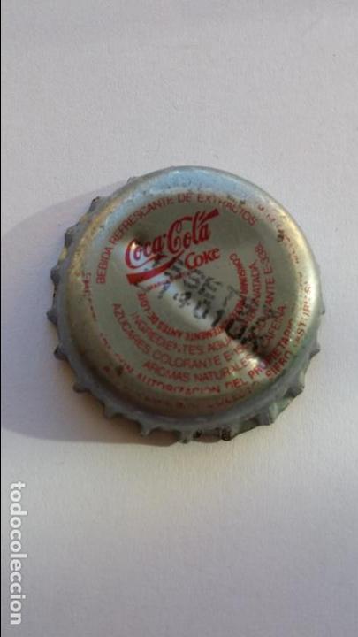 Collectionnisme de Coca-Cola et Pepsi: Chapa de coca cola del mundial de futbol 1996 ,comodin