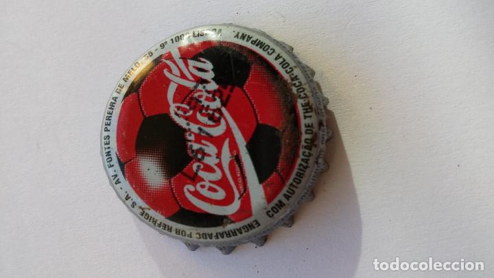 Collectionnisme de Coca-Cola et Pepsi: Chapa de coca cola del mundial de futbol 1996
