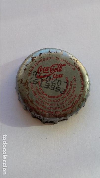Collectionnisme de Coca-Cola et Pepsi: Chapa de coca cola del mundial de futbol 1996 ,jugador pizzi