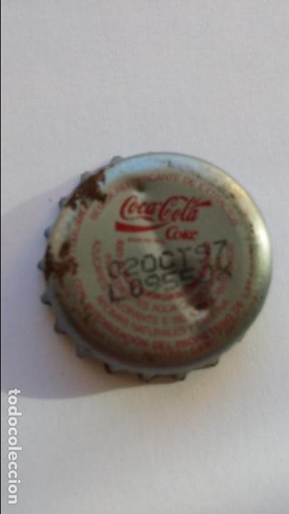 Collectionnisme de Coca-Cola et Pepsi: Chapa de coca cola del mundial de futbol 1996 ,kiko