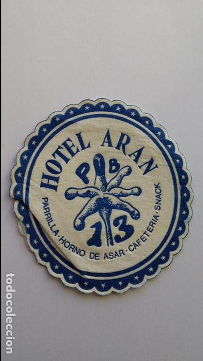 Collectionnisme de Coca-Cola et Pepsi: posavaso con a&ntilde;os de hotel aran ,pub 13
