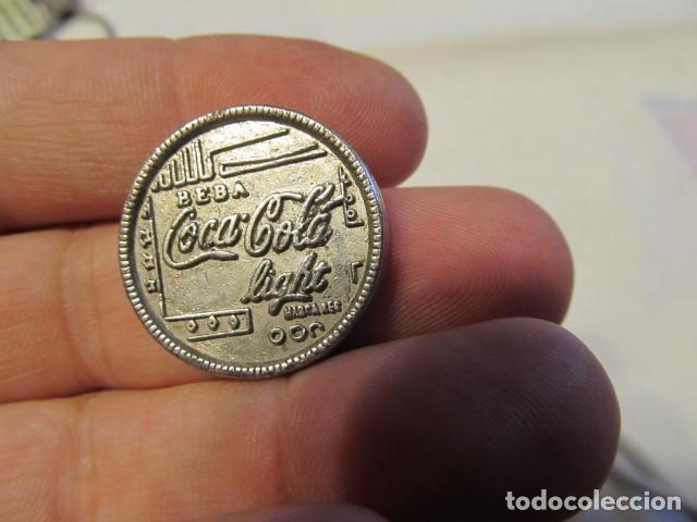 Collectionnisme de Coca-Cola et Pepsi: M69 RARA MONEDA COMERCIAL COCA COLA LIGHT A&Ntilde;OS 80 PREMIUM PROMOCIONAL