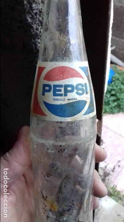 Collectionnisme de Coca-Cola et Pepsi: pepsi cola serigrafia a&ntilde;os 70 Italiana