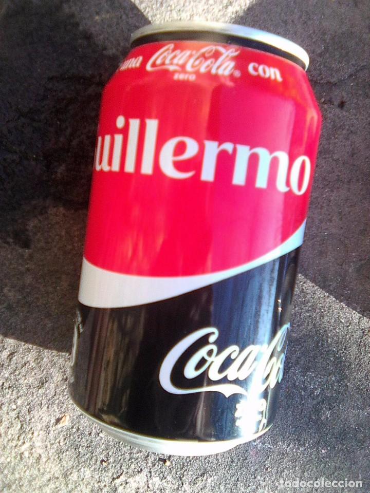 Collectionnisme de Coca-Cola et Pepsi: Comparte una lata de Coca Cola zero con Guillermo