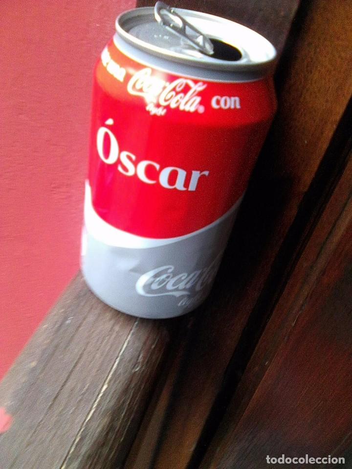 Collectionnisme de Coca-Cola et Pepsi: Comparte una lata de Coca Cola Light con Oscar