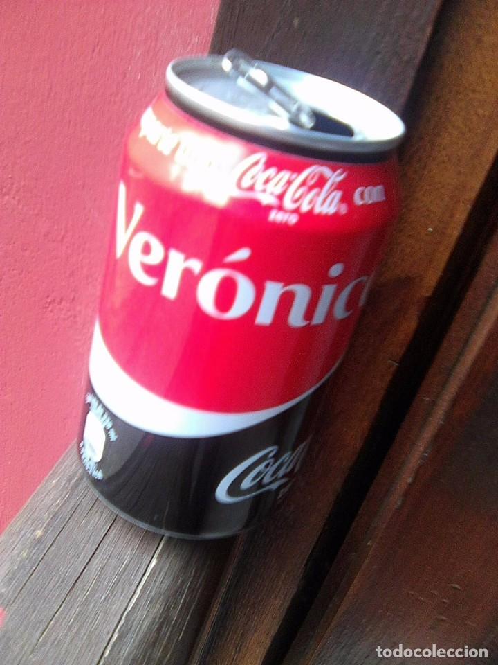 Collectionnisme de Coca-Cola et Pepsi: Comparte una lata de Coca Cola zero con Ver&oacute;nica
