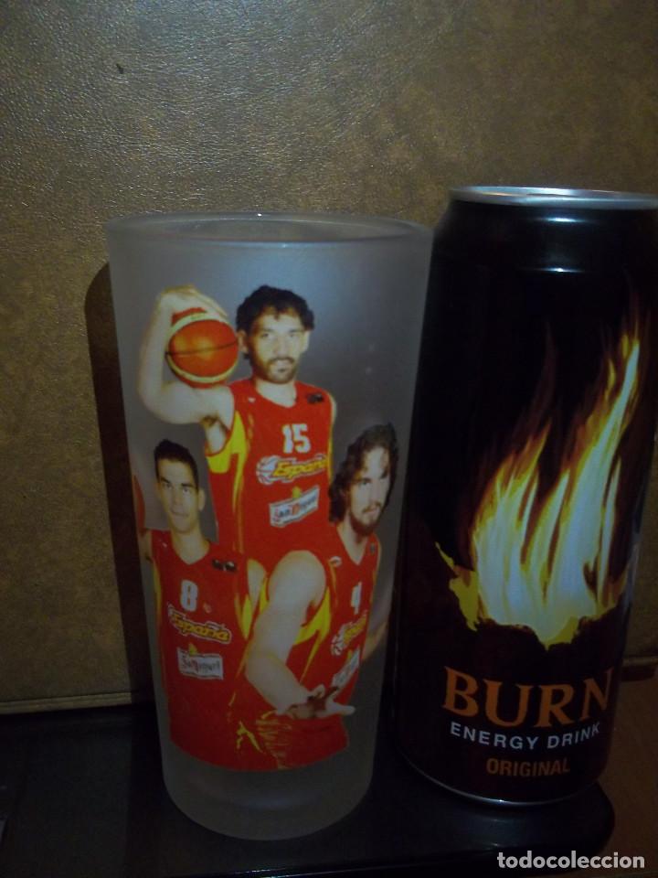 Collecting of Coca-Cola and Pepsi: ESPECTACULAR VASO CENTRAL LECHERA LECHE ASTURIANA FEB FEDERACION ESPA&Ntilde;OLA DE BALONCESTO NUEVO
