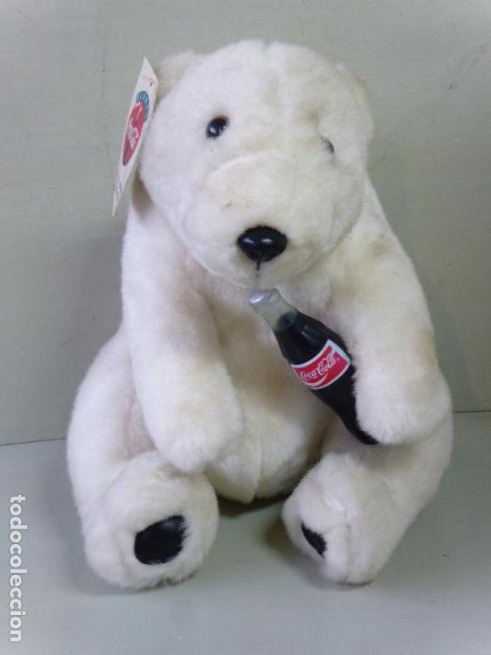 Coleccionismo de Coca-Cola y Pepsi: Oso de peluche, con botella Coca Cola - Foto 6