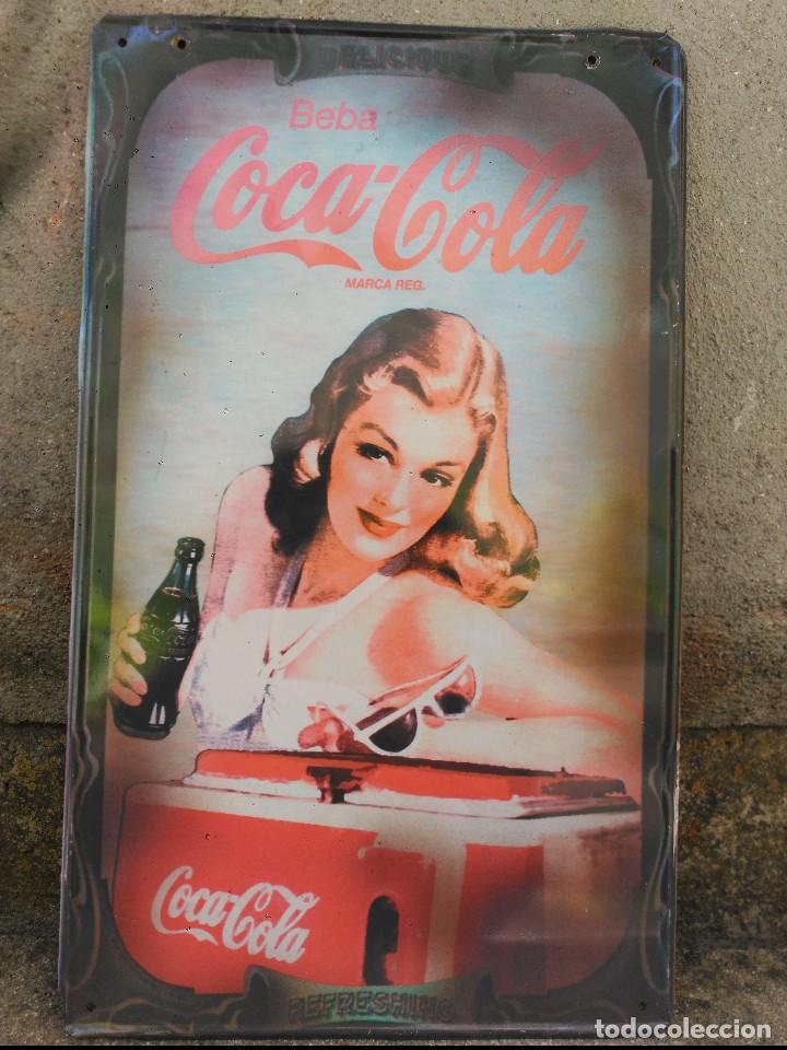Collectionnisme de Coca-Cola et Pepsi: CARTEL DE CHAPA DE COCA COLA-PULPLICIDAD
