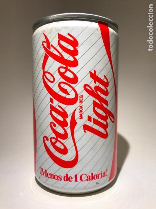 Collectionnisme de Coca-Cola et Pepsi: ANTIGUA LATA BOTE DE COCA COLA LIGHT ESPA&Ntilde;OLA