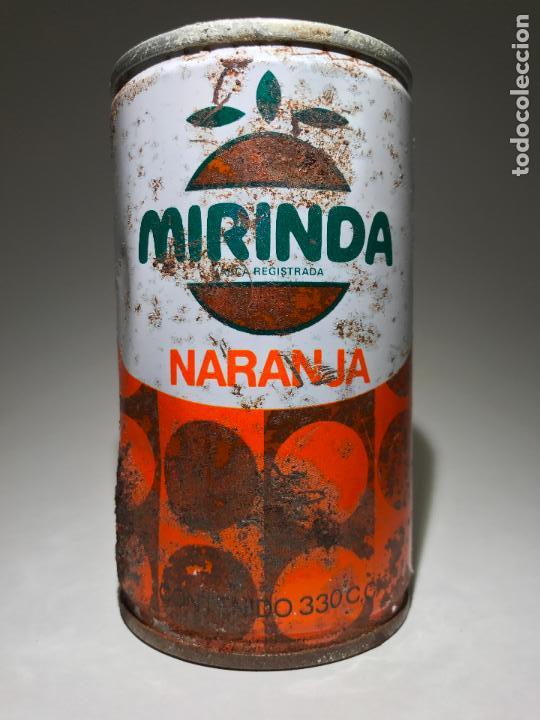Sammeln von Coca-Cola und Pepsi: ANTIGUA LATA DE MIRINDA NARANJA,FIRMADA ALVAREZ 26/10/81
