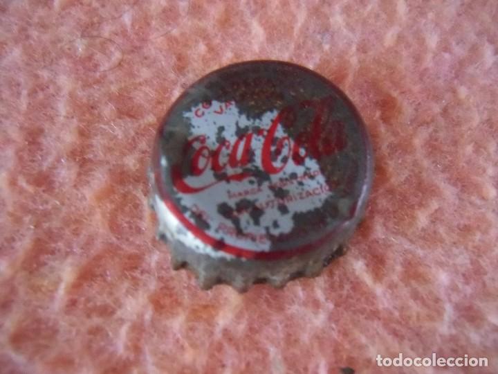 Collezionismo di Coca-Cola e Pepsi: COCA-COLA.Antiguo tap&oacute;n , corcho interior,embotellado por COLEBEGA,S-A-VALENCIA.