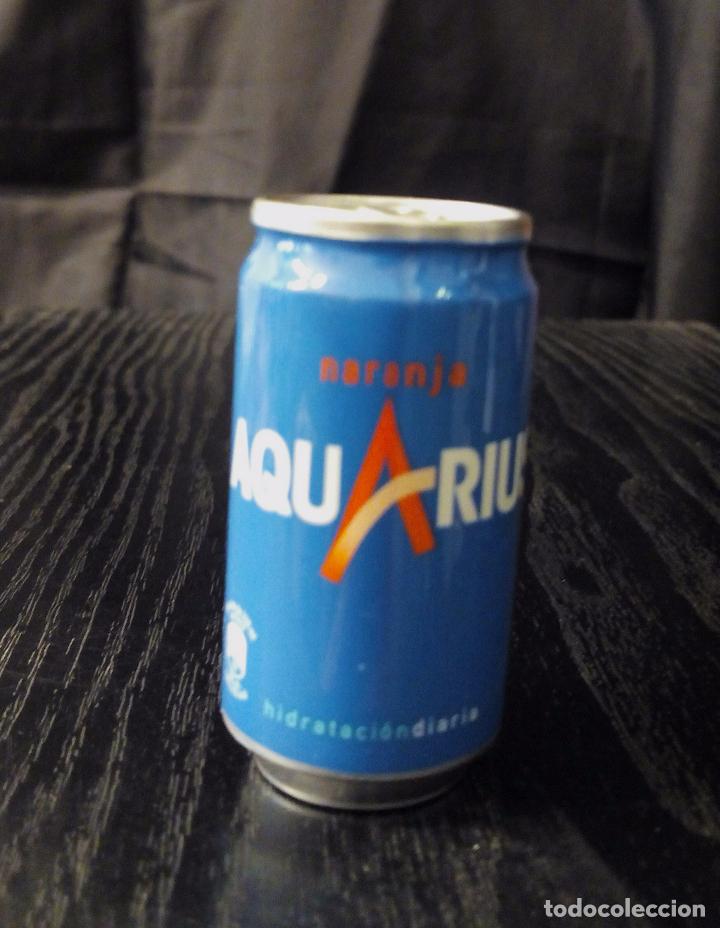 Collezionismo di Coca-Cola e Pepsi: LATA AQUARIUS CON BOL&Iacute;GRAFO - COCA COLA.