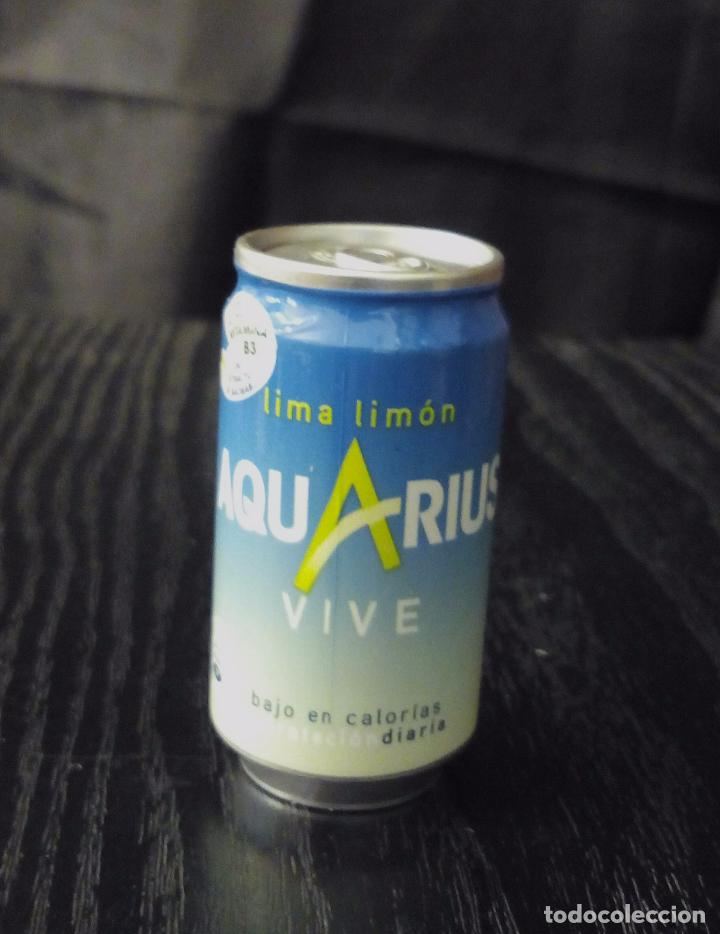 Collezionismo di Coca-Cola e Pepsi: LATA AQUARIUS CON BOL&Iacute;GRAFO - COCA COLA.