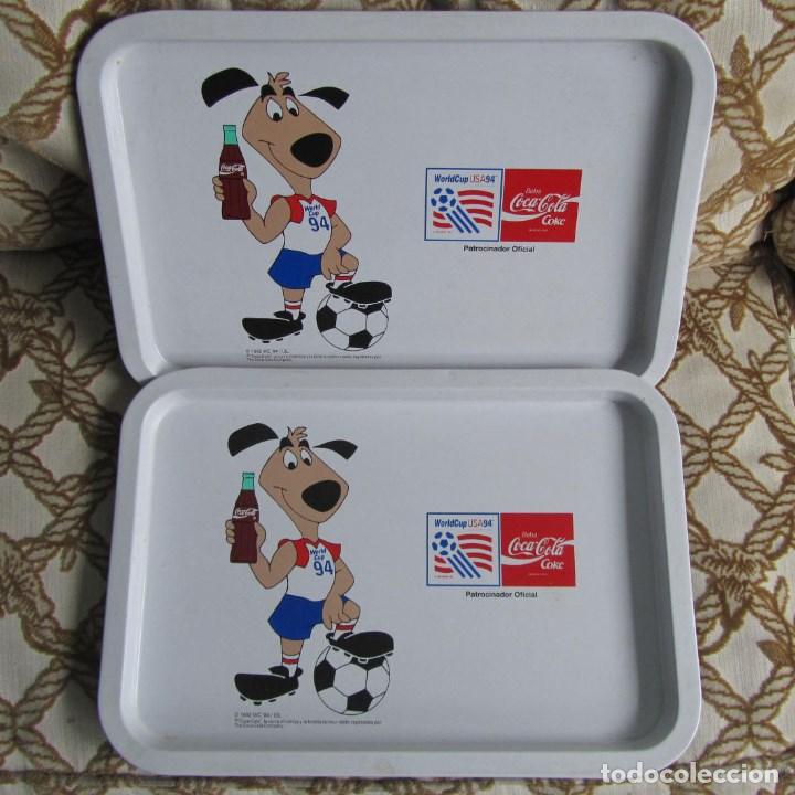 Coleccionismo de Coca-Cola y Pepsi: 2 bandejas de Coca Cola World Cup USA 94