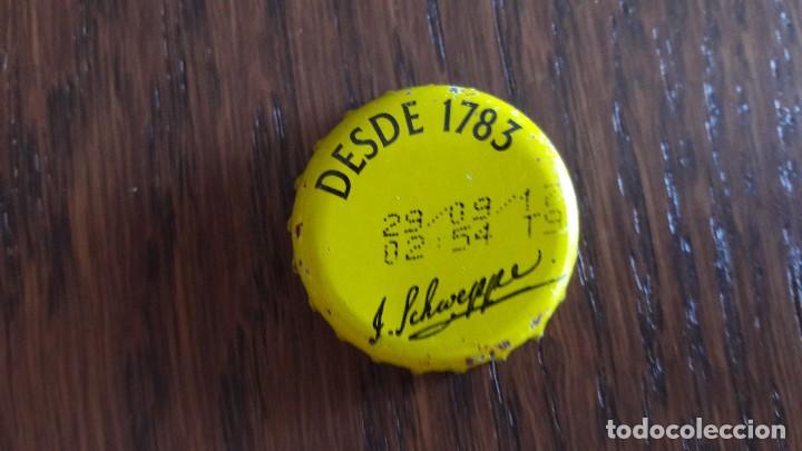 Coleccionismo de Coca-Cola y Pepsi: chapa de t&oacute;nica schweppes - Foto 1