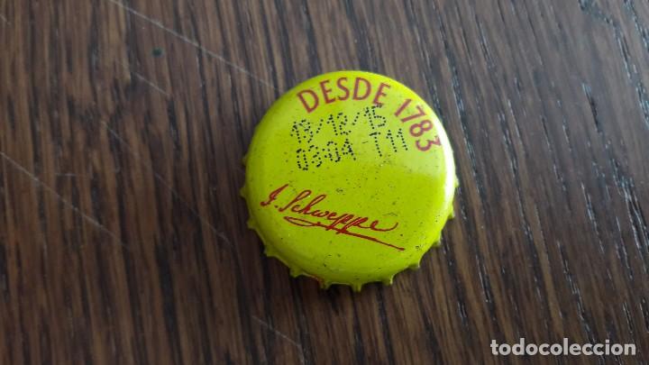 Coleccionismo de Coca-Cola y Pepsi: chapa de t&oacute;nica schweppes - Foto 1