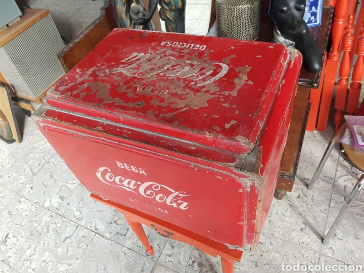 antigua nevera de cocacola, original. dificil d - Buy Coca-Cola and Pepsi  collectibles on todocoleccion