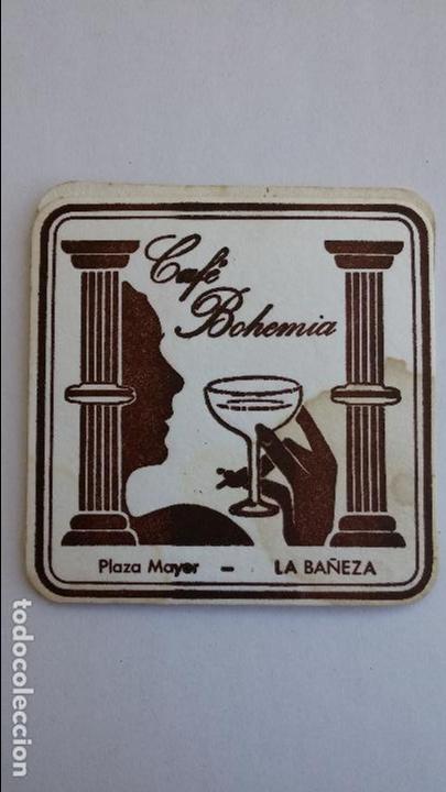 Coleccionismo de Coca-Cola y Pepsi: Posavaso cafe bohemia la ba&ntilde;eza leon
