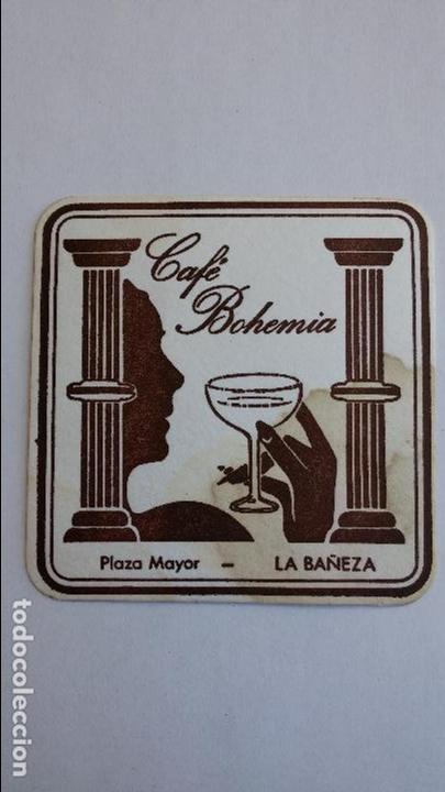 Coleccionismo de Coca-Cola y Pepsi: Posavaso cafe bohemia la ba&ntilde;eza leon