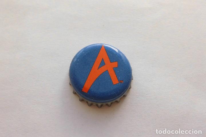 Coleccionismo de Coca-Cola y Pepsi: Chapa tapon corona Aquarius Naranja