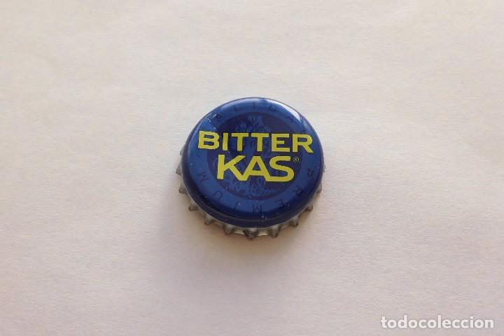 Coleccionismo de Coca-Cola y Pepsi: Chapa tapon corona Bitter Kas