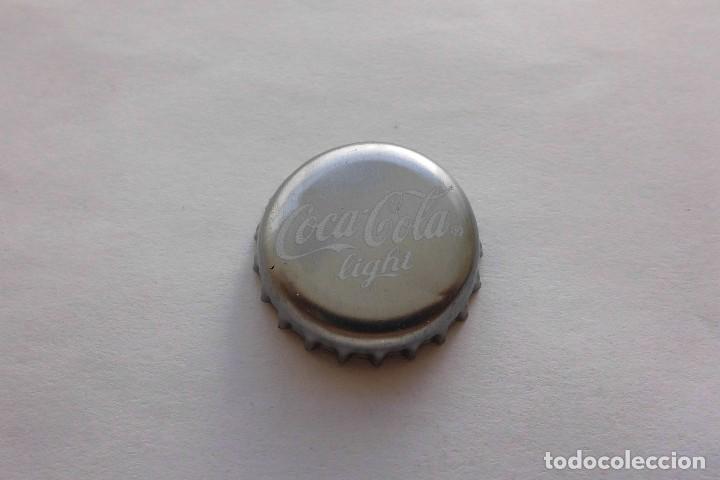 Coleccionismo de Coca-Cola y Pepsi: Chapa tapon corona Coca-cola light