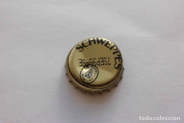 Coleccionismo de Coca-Cola y Pepsi: Chapa antigua Schweppes - Foto 1