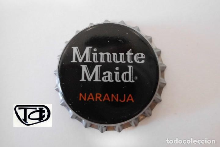 Coleccionismo de Coca-Cola y Pepsi: TAPON CORONA CHAPA BOTTLE CAP KRONKORKEN TAPPI CAPSULE MINUTE MAID NARANJA