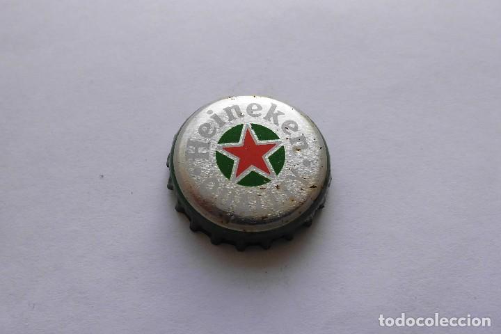 Coleccionismo de Coca-Cola y Pepsi: Chapa tapon corona Heineken